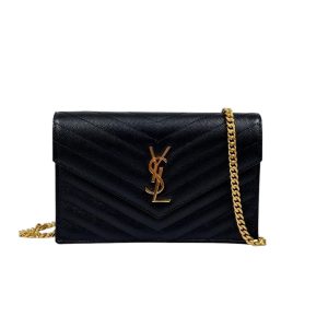 Bolsa Saint Laurent Envelope Chain Wallet